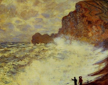 エトルタの嵐の天気 クロード・モネ Oil Paintings